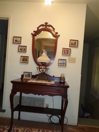 1880's English vintage Oil Lamp converted to electric
