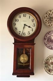 Antique Ingraham Pendulum Wall Clock
