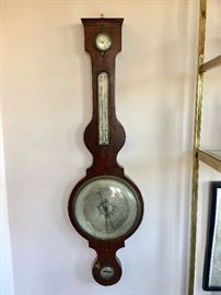 Banjo-style Barometer, English Origin