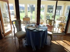 Round Table and Chairs, Misc Platters