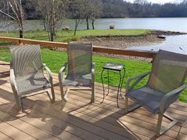 Patio Chairs, Plant Stand