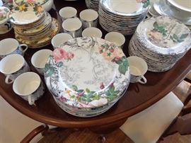 American Atelier at home Rose Toile Porcelain China