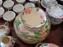 Franciscan hand Decorated Embossed Dinnerware