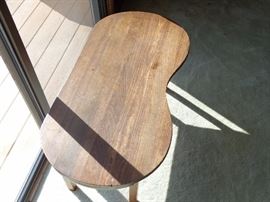 Antique Wood Table with 2 Drawers