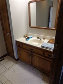 Brass Fixtures, Curling Iron, Bath Rug