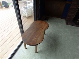 Vintage Wooded Table with 2 Drawers