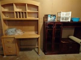 Computer Desk & Hutch, Entertainment Unit