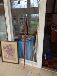 Cane Fishing Pole, Vintage Jet Bow and Arrow Cat # 333