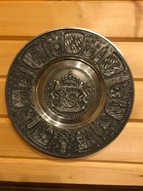 A piece from the vintage German pewter 