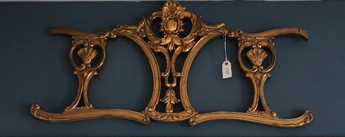 The back of a French  early 19 century settee 