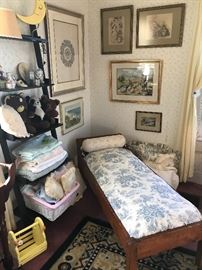  Circa 1810 a child’s trundle bed 