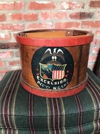The is a Civil War drum carried by Jim’s great grandfathers best friend who was killed in battle, Jims great grandfather picked it up so it is in the family’s collection 