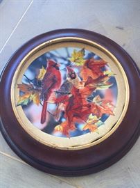 Autumn Mirage plate    1st issue in the Illusive Wings collection by James Grende       Certificate of Authenticity
