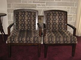 2 Vintage LR Arm Chairs