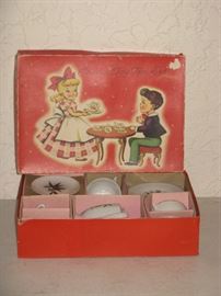 Vintage Child's Toy Tea Set - Japan - ORIGINAL BOX!