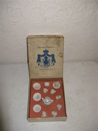 French Chiffon Miniature China Set - Original Box!