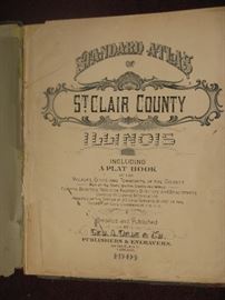 1901 Standard Atlas of St. Clair County, Illinois - Including a Plat Book - Compiled and Published by Geo. A. Ogle & Company - Chicago