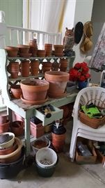 Pots and Potting Bench