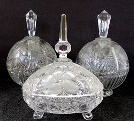 Crystal Covered Candy Bowls
