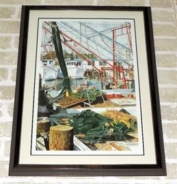 Pam Heidt Shrimp Boat Print