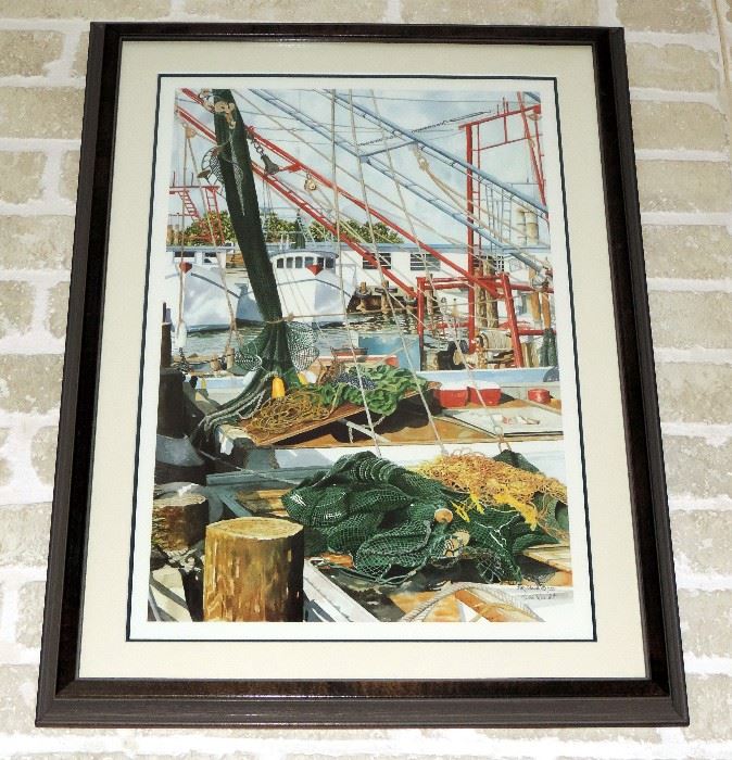 Pam Heidt Shrimp Boat Print