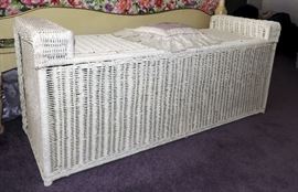 Wicker Bench