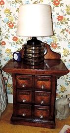 End Table and Lamp