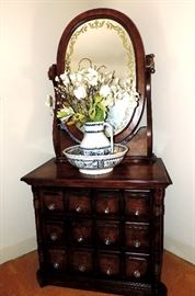 Chest/Wash Stand with Mirror