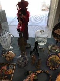 Red Hat Ladie, Murano Glass Flower and More