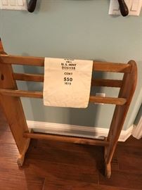 Quilt Rack and U.S. Mint Bag