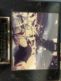 Brett Hull Dallas Stars Autograped Photo. Game Winning Shot Stanley Cup