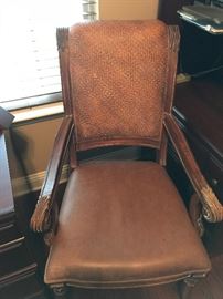 Carved Office Chair