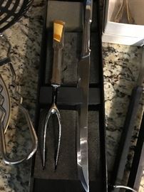 Carving Set for Easter Ham