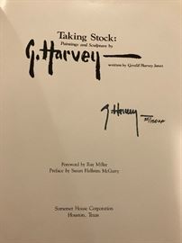 Titled "TAKING STOCK" Artist proof 35/150 Personally signed by G. Harvey