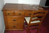 Nice maple desk and chair