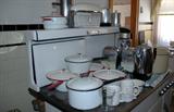 lots of enamel ware