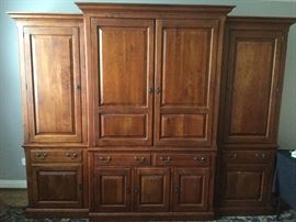 3 piece Lexington Bob Timberlake Entertainment Center Armoire.