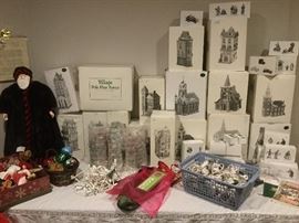 Dept. 56 Christmas Village.