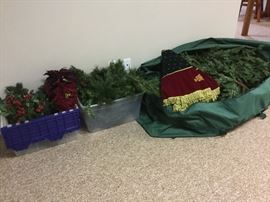 Christmas trees and garland from English Gardens.