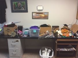 Halloween costumes & decor.