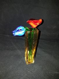 Hand Blown Glass Flowers