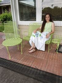 Allison Daley, Catherine Carr, Wrought Iron Patio Furniture