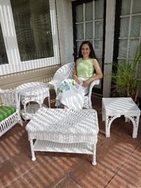 Allison Daley, Catherine Carr, Wicker Patio Furniture
