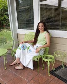 Allison Daley, Catherine Carr, Wrought Iron Patio Furniture