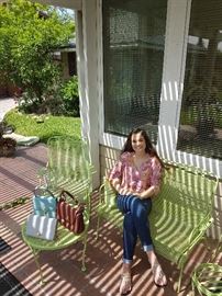 Via Seta top, Purse Collection ~ Zenith hand made genuine leather, Frenchy of California, Giani Bernini, Jeans NFS, Wrought Iron Patio Furniture