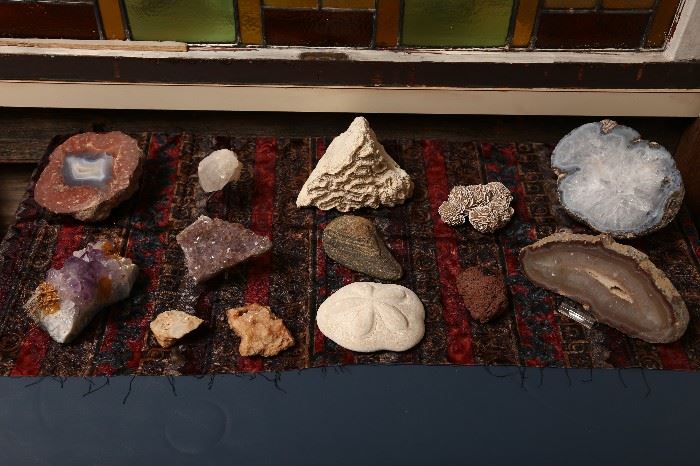 Collection of interesting geodes.