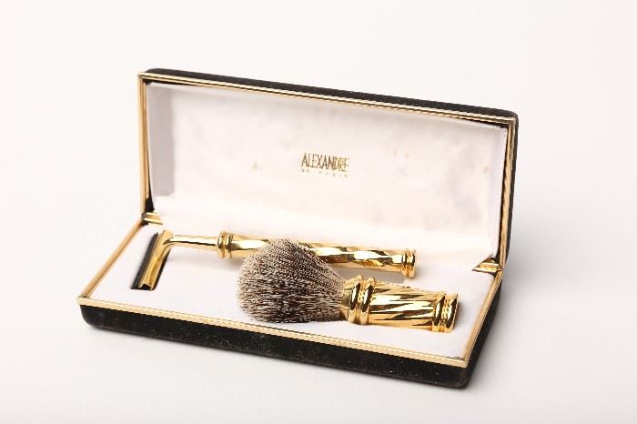 Never used shaving set by Alexandre of Paris.