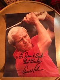 Authentic Signed Arnold Palmer