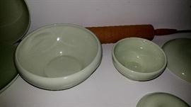 Set of Russel Wright Iroquois China
Lettuce Green 
8 place setting 