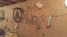 And tools and yard tools in the